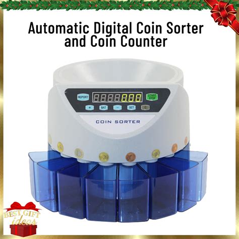 Automatic Digital Coin Sorter And Coin Counter Sorting Machine Lazada Ph