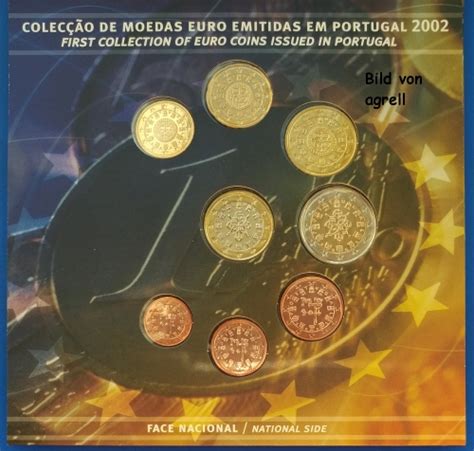 Portugal Euro Kursmünzensatz 2002 Stempelglanz Stgl Euromuenzen