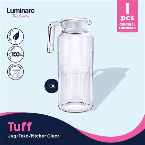 Jual Luminarc Teko Pitcher Jug Fridge Lid 1 3L 1pcs Shopee Indonesia