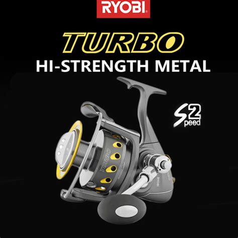 Jual Ryobi Turbo Fishing Reel Salt Water Monster Laut Badak Full Metal