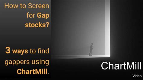 Finding Gap Up Stocks with the Stock Screener | ChartMill.com