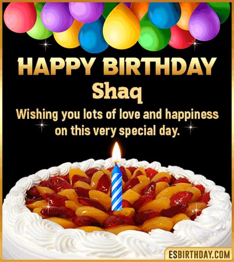 Happy Birthday Shaq  🎂 Images Animated Wishes【28 S】