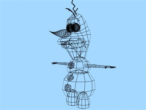 Snow Olaf 3d Model