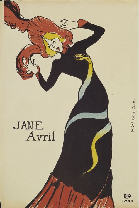 Jane Avril 1893 Henri De Toulouse Lautrec