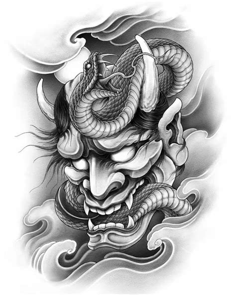 Irezumi Culture Tattoo Instagram Hannya Mask Hebi Art Design