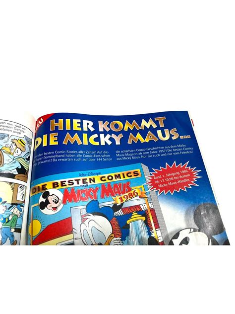 Walt Disneys MICKY MAUS Nr 44 1996 Werbung Bertelsmann Nutella