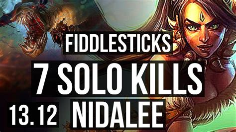 Fiddlesticks Vs Nidalee Jng Rank Fiddle Solo Kills