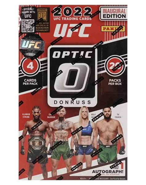 2022 Panini UFC Donruss Optic Hobby Box Diggaz Trading Cards