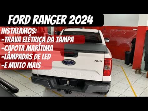 Ford Ranger Instalamos Trava El Trica Da Tampa Capota Mar Tima