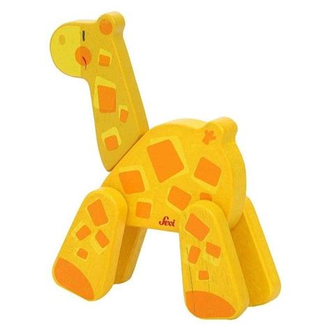 Jouet De Construction En Bois Girafe Sevi Ekobutiks L Ma