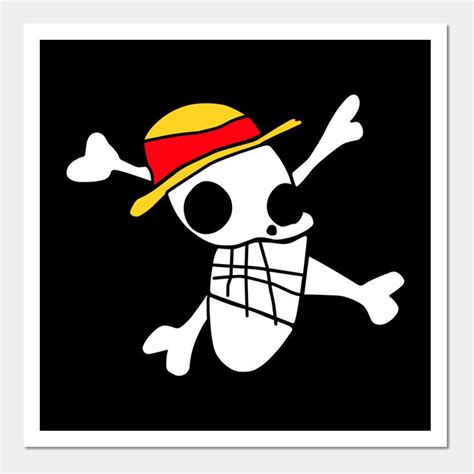 First Jolly Roger Of Straw Hat Pirates See My Storefront For More One