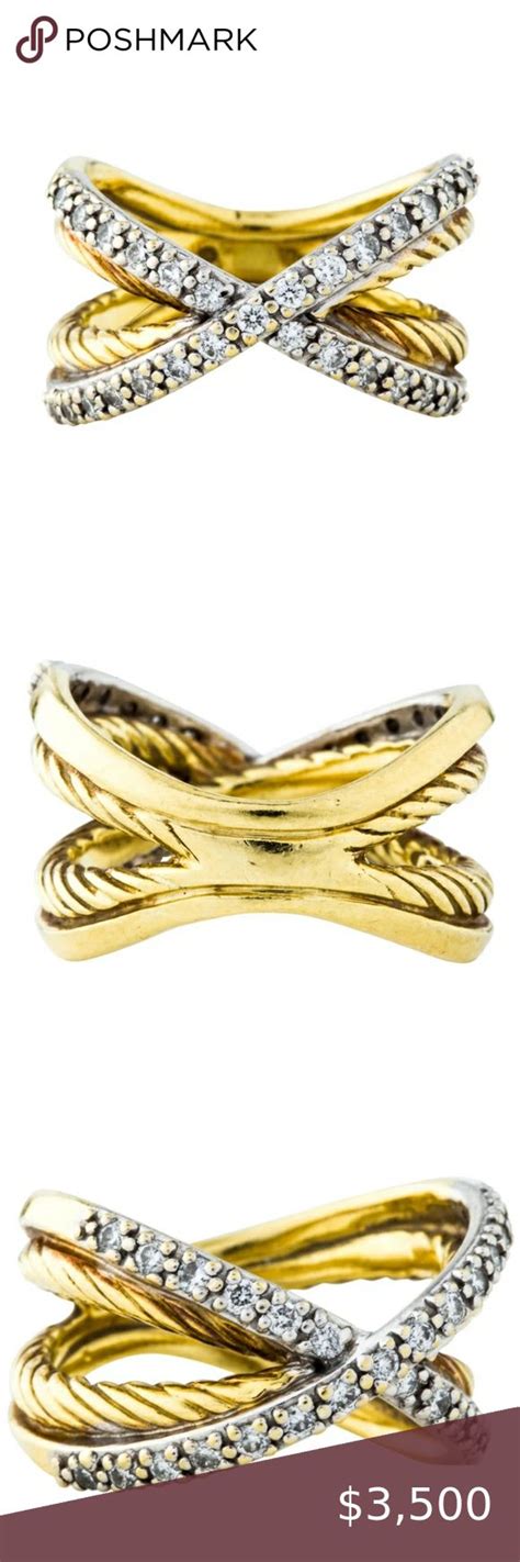 David Yurman X Crossover Ring In K Gold