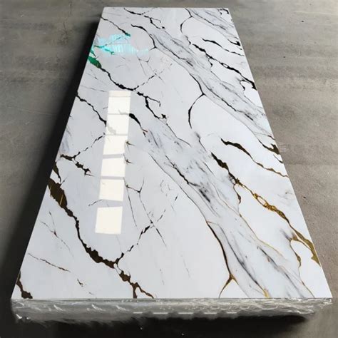 Newly Designs For Pvc Uv Marble Sheets For Interior Decoration