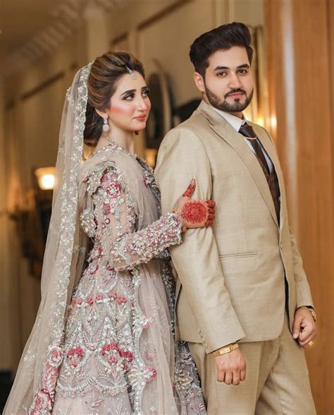 Sehar Mirzas Engagement In Bridal Dress Fashion Pakistani