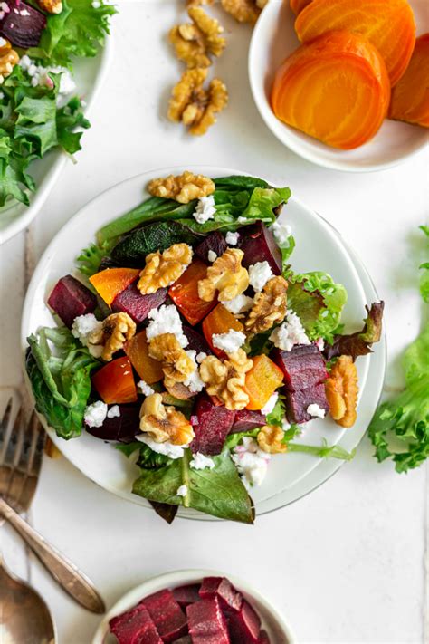 Roasted Beet Feta Salad Nutmeg Nanny