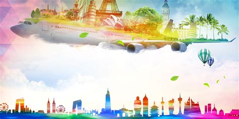 Creative Aircraft Special Tours And Group Tour Posters Background