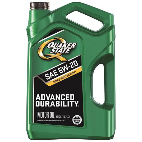 Quaker State Quaker State Advanced Durability SAE 5W 20 Conventional