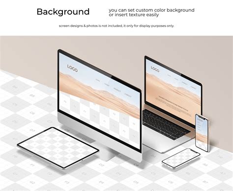 Isometric Responsive Screen Device - Mockup on Behance