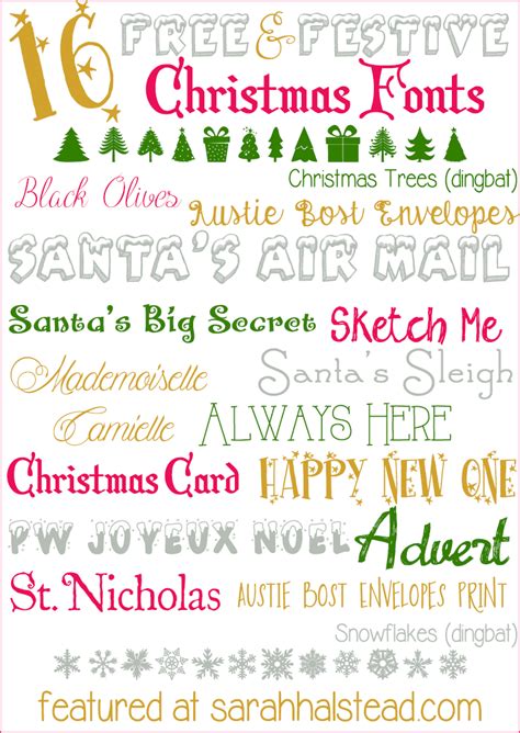 Free Christmas Fonts