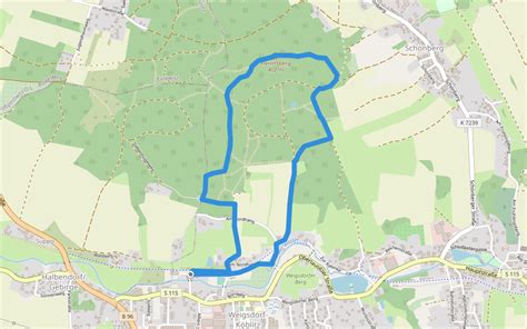 Koeblitz Circular Route Hiking Trail Cunewalde Sachsen Pacer