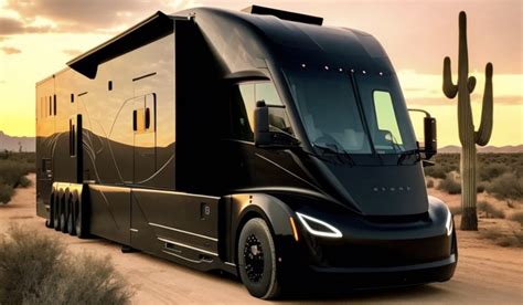 Tesla: Tesla Semi truck looks like a motorhome - USA TheFinexpress