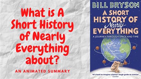 A Short History Of Nearly Everything By Bill Bryson Youtube