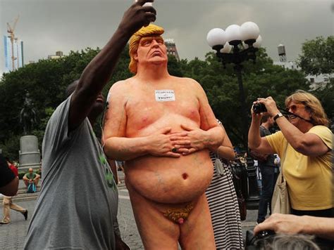 Giant Naked Trump Statue Sells For 22K At Auction