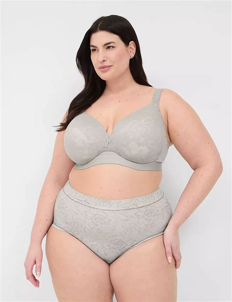 Comfort Bliss Lightly Lined Full Coverage Bra With Lace Lanebryant