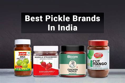 17 Best Pickle Brands In India