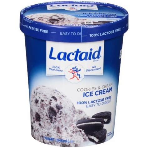 Lactaid Cookies Cream Ice Cream Oz Instacart