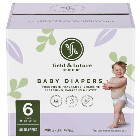 Field & Future by H-E-B Plus Pack Baby Diapers - Size 6 - Shop Diapers ...