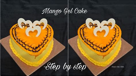 Mango Gel Cake Making Mango Cake Sangita S Kitchen Youtube