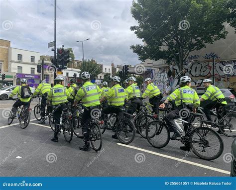 The Metropolitan Police On The Busy Streets Of London England Editorial