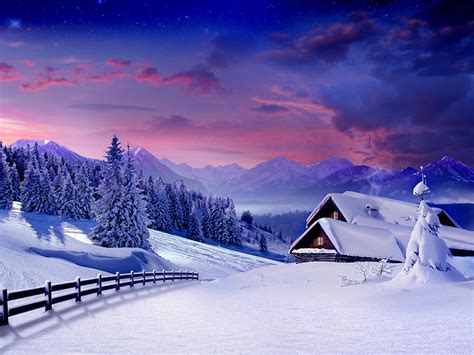 Fotos Natur Winter Zaun Schnee Himmel Landschaftsfotografie Gemälde