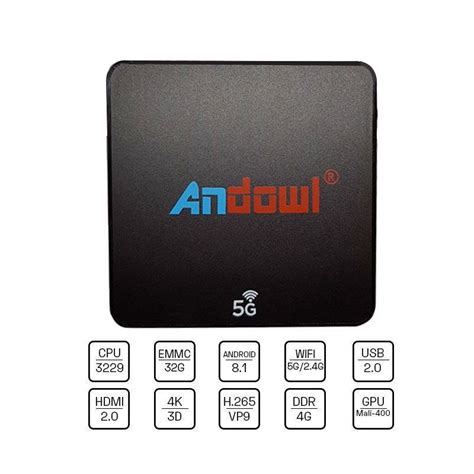 Smart Tv Box Andowl Q M Android K Gb Ram Gb Rom Iptv G Dual