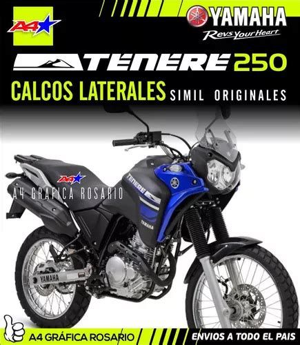 Yamaha Tenere 250 Calcos Simil Original Modelo 2018 En Venta En Rosario