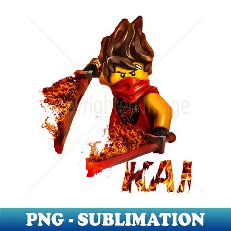 LEGO NINJAGO KAI PNG Transparent Sublimation Design Crea Inspire