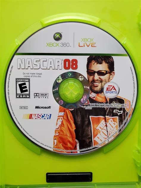 XBOX 360 LIVE Nascar 08 Racing Microsoft Video Game CD Isbn 0 | Etsy