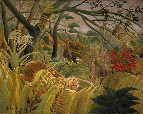 Tiger in a Tropical Storm by Henri Rousseau Facts & History