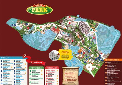 Map of Gardaland | Gardaland Resort