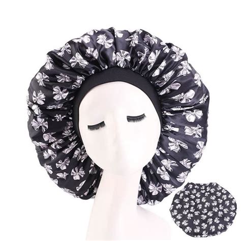 Pi Ces Lot Extra Large Confortable Femmes Large Bande Satin Bonnet