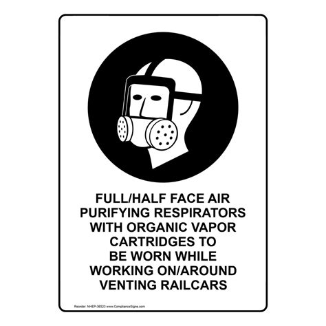 Vertical Sign PPE Respirator Full Half Face Air Purifying