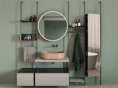 Mobile Lavabo Con Specchio OVER By Nic Design Studio 63