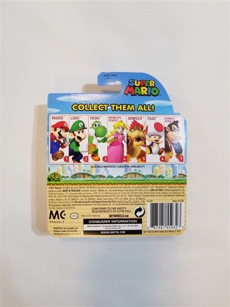 Hot Wheels Princess Peach 2016 Super Mario Character Cars Collectible EBay