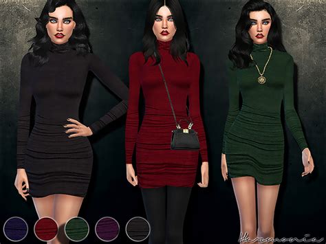 Sims 4 Turtleneck Dress Cc The Ultimate Collection All Sims Cc