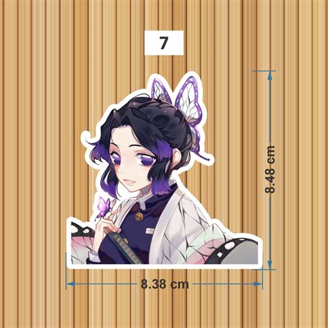 Jual Sticker Anime Kimetsu Charater Shinobu Anime Fanart Kimetsu No