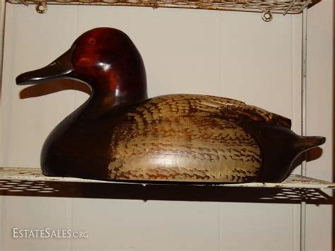 Leo Koppy Signed Wood Carved Duck Estatesales Org