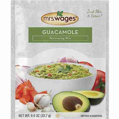 Mrs Wages Guacamole Seasoning Mix Dip Hq