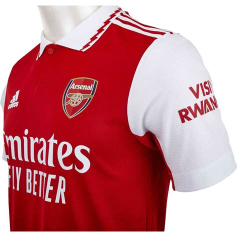 Adidas Martin Odegaard Arsenal Home Authentic Jersey Soccerpro