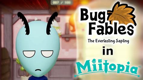 Miitopia Switch Mii Maker Bug Fables Leif In Miitopia Youtube